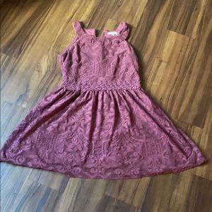 Burgundy baby doll dress from Charlotte rouse